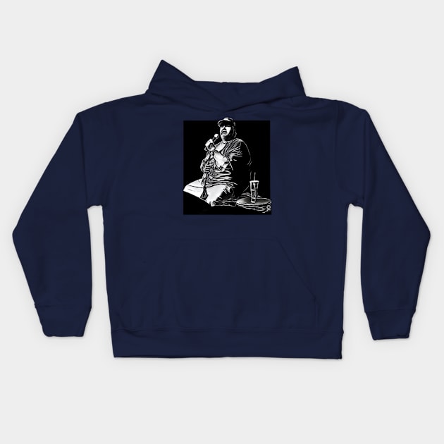 Fat man doing standup Kids Hoodie by The Arnie States Show